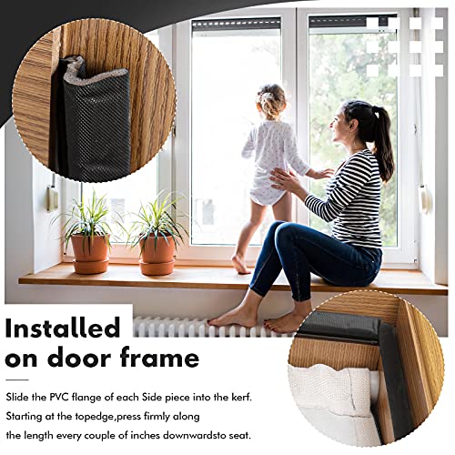V-Shaped Q Foam Kerf Door Weather Stripping, 0.57 Inch