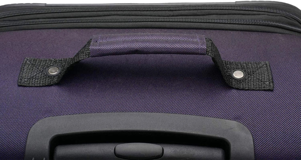 U.S. Traveler Expandable Softside Luggage, Navy, 31in Checked Large - Aviron Bay