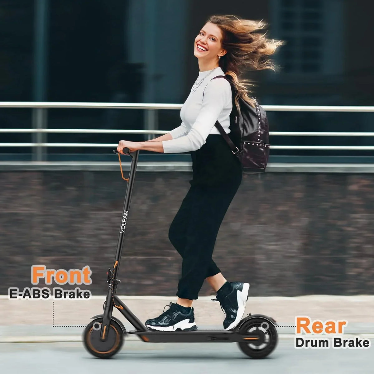 Electric Scooter 350W/500W Motor, 8.5/10 Solid Tires, 19/22 Mph, 28/21/12 Miles Range