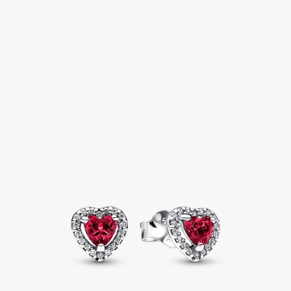 Elevated Heart Key Necklace & Earrings Set