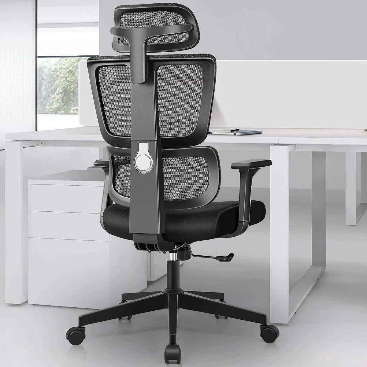 Primy Ergonomic Gaming Office Chair, 23 in D x 12 in W x 20 in H - PR988ZK