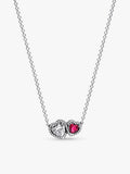 Halo Hearts Pendant Necklace