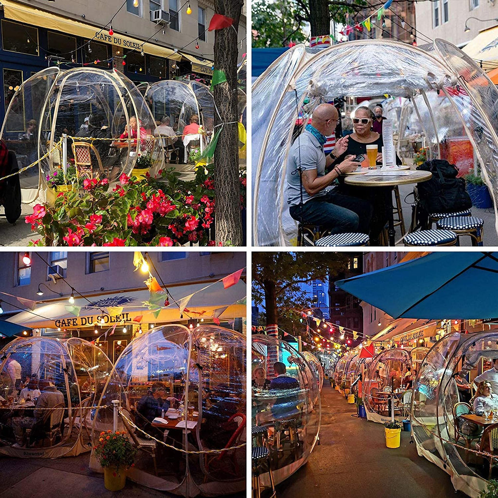 Alvantor Bubble Tent Pop Up Gazebo, 8-10 Person, 3.63.62.4H (m)