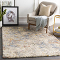 Mid-Century Medallion Area Rug - Brown