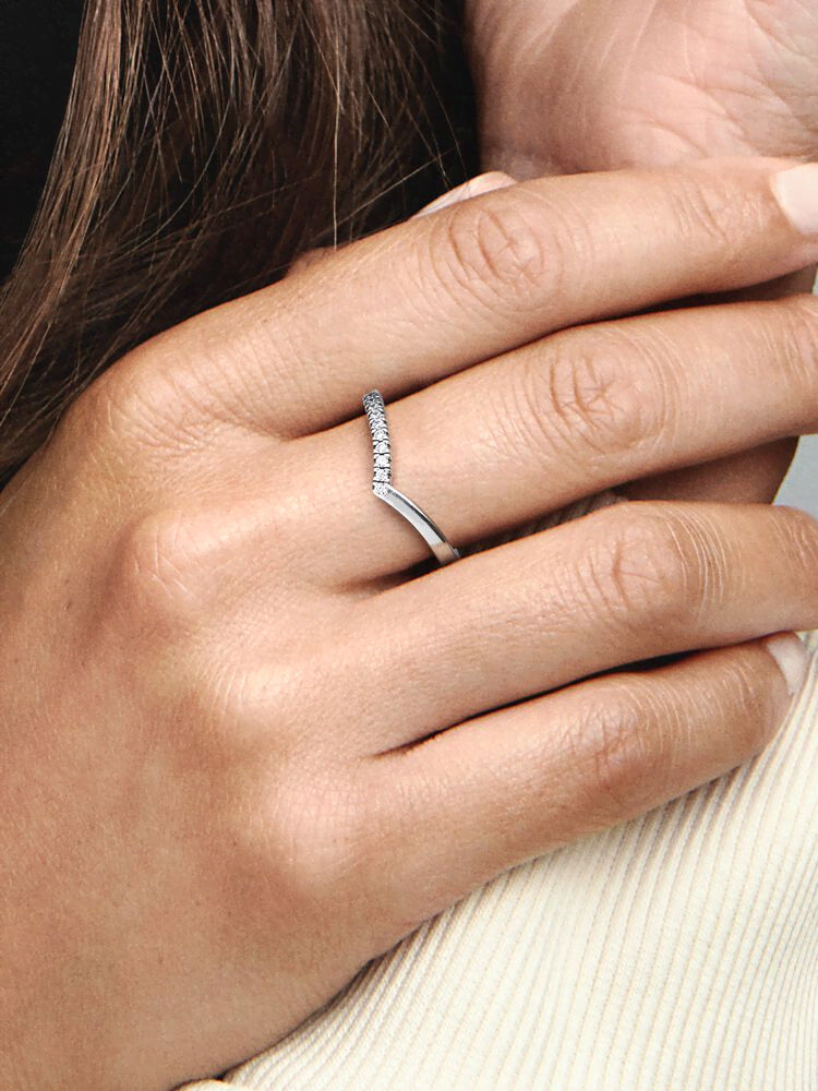 Pandora Timeless Wish Half Sparkling Ring