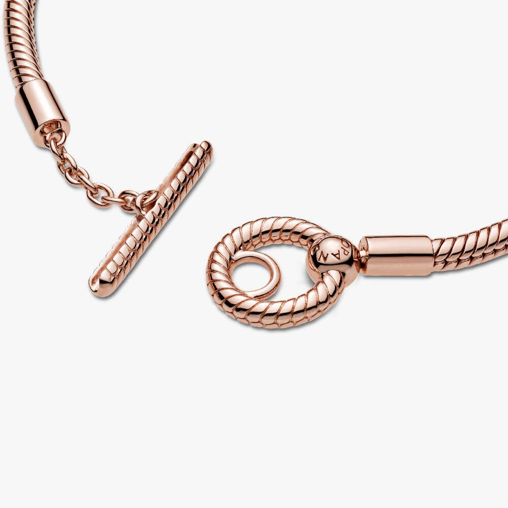 FINAL SALE - Pandora Moments T-Bar Snake Chain Bracelet
