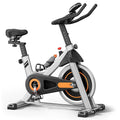Indoor Cycling Bike With Tablet Mount And Seat Cushion - 2023 Version