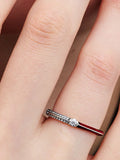 Pandora ME Pavé & Red Dual Ring