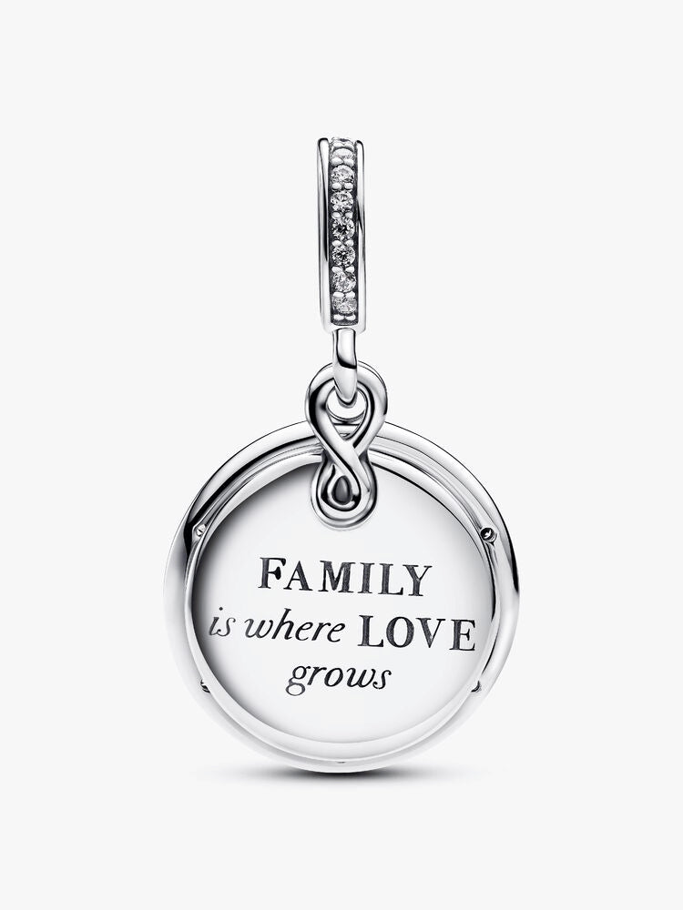 Glow-in-the-dark Infinity Tree Double Dangle Charm