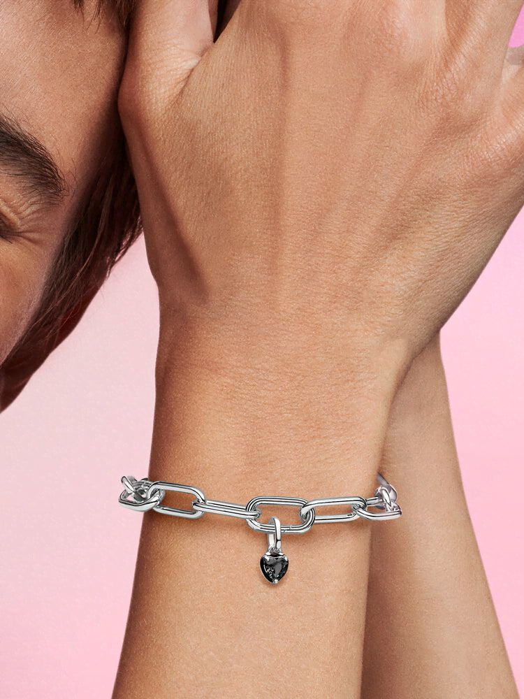 Pandora ME Black Chakra Heart Mini Dangle Charm