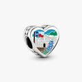 Texas Blue Bonnet Flag Charm