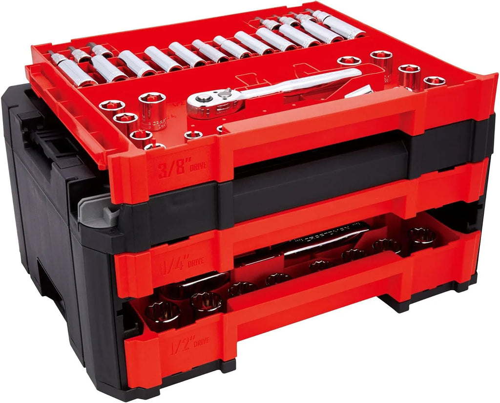 Craftsman 262-Piece Mechanic Tool Set With 3-Drawer VERSASTACK Tool Box, SAE/Metric - CMMT45309