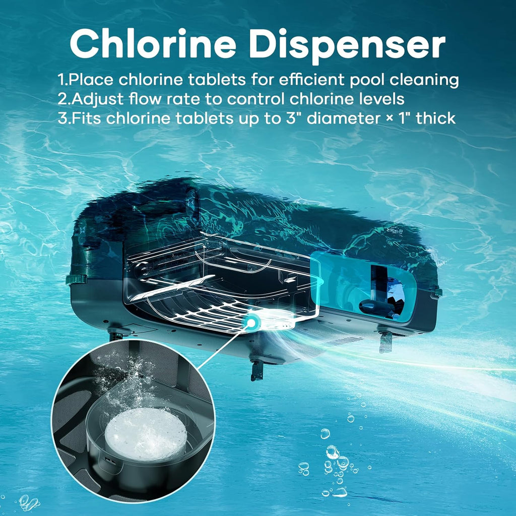 AIPER Solar Pool Skimmer, Gray - Surfer S2