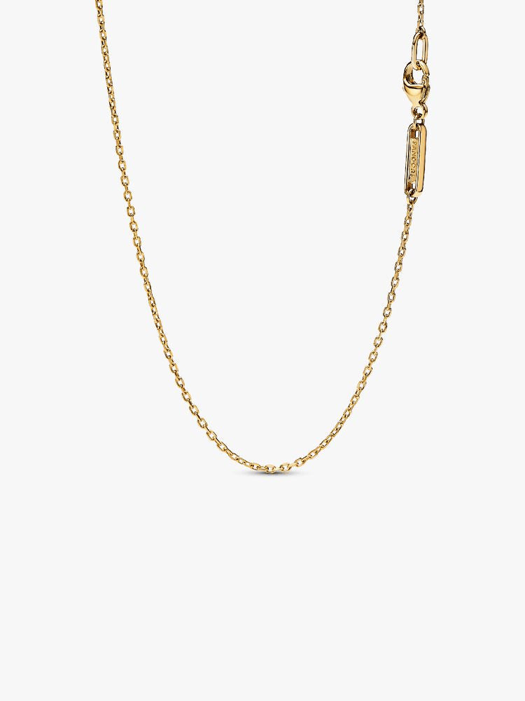 Pandora Talisman Lab-grown Diamond Moon Pendant Necklace 0.25 carat tw 14k Gold