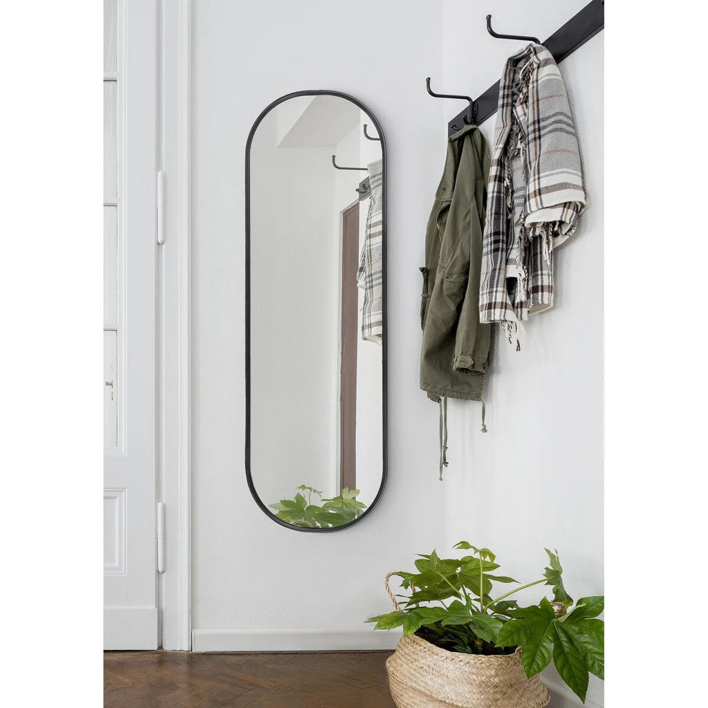 Capsule Framed Wall Mirror, 16x48, 18x24, 22x34, 24x36, Black, Bronze, Gold, Gray, Silver, Antique-Bronze