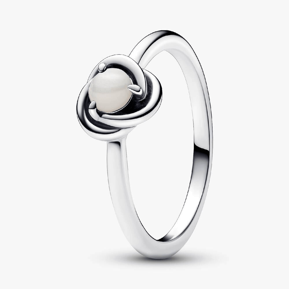 June Birthstone Eternity Circle Ring