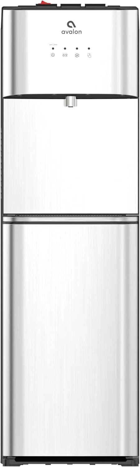 Avalon Bottom-Loading Self-Cleaning Water Cooler Dispenser, Stainless Steel, 3 Temperature Settings - A3