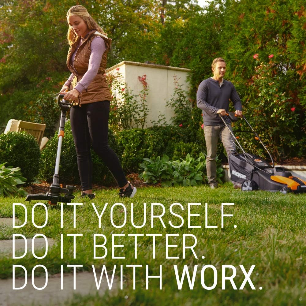 WORX Electric Lawn Edger & Trencher, 12 Amp, 7.5 Inch, Orange And Black - WG896