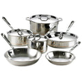 Copper Core 10 Piece Cookware Set - 600822 SS