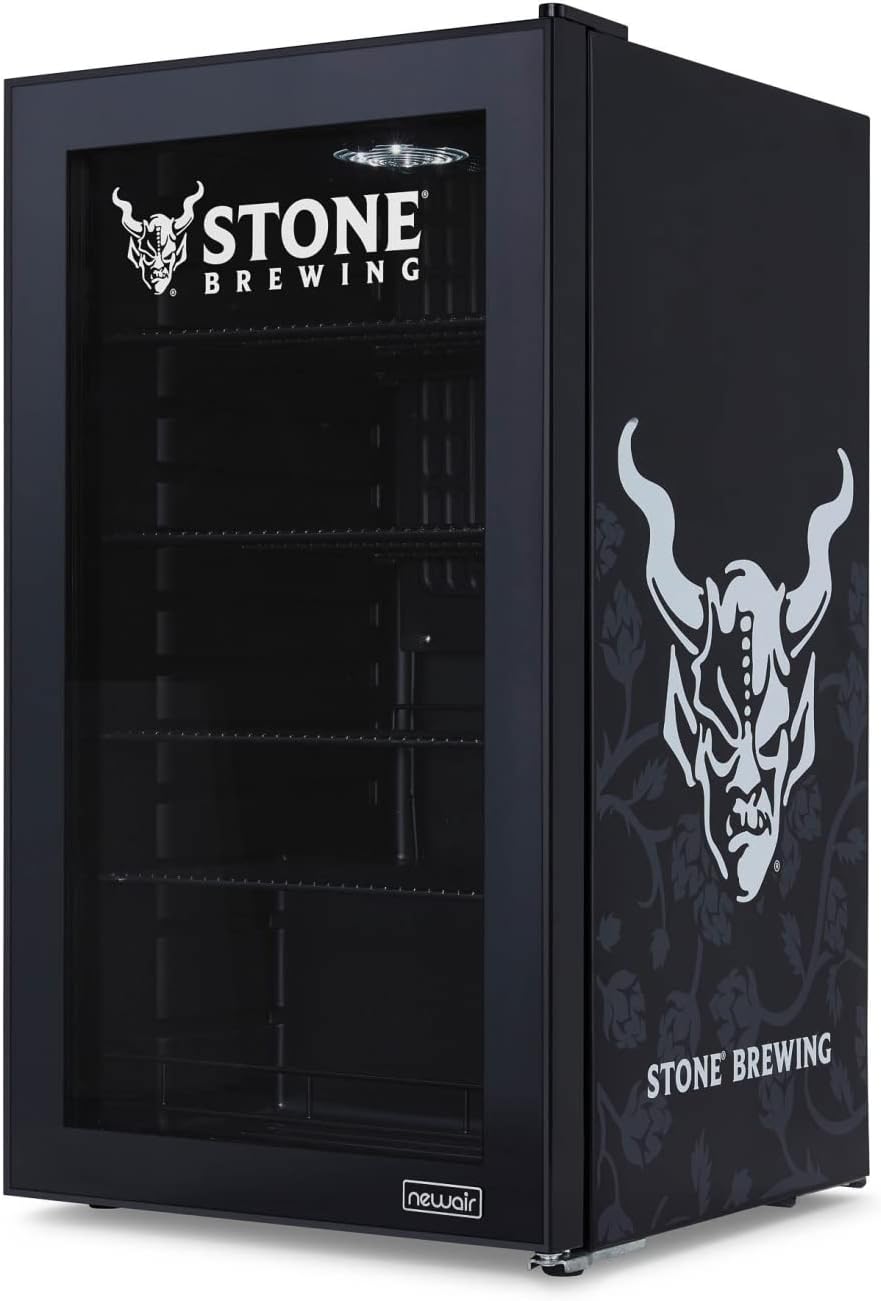 Beverage Refrigerator Cooler, 126 Cans, Right Hinge Glass Door - AB-1200