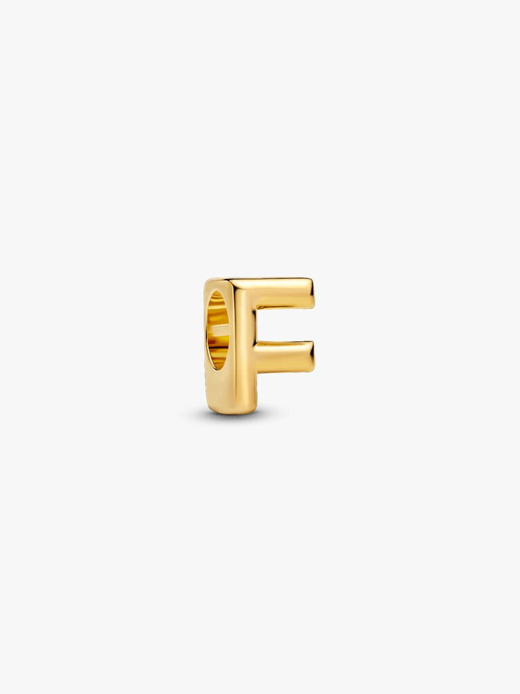 Letter F Charm Necklace
