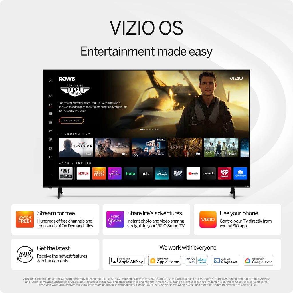 VIZIO 50 inch Class 4K UHD LED HDR Smart TV - V4K50M-08