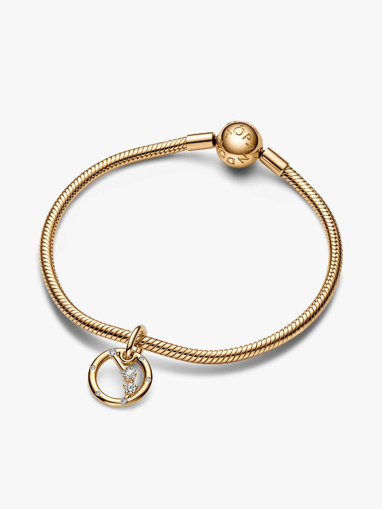 Aries Zodiac Dangle Charm Bracelet Set