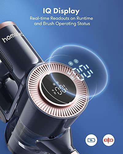 Homeika Cordless Stick Vacuum Cleaner With LED Display, 20 Kpa Suction, 1.5L Dust Cup