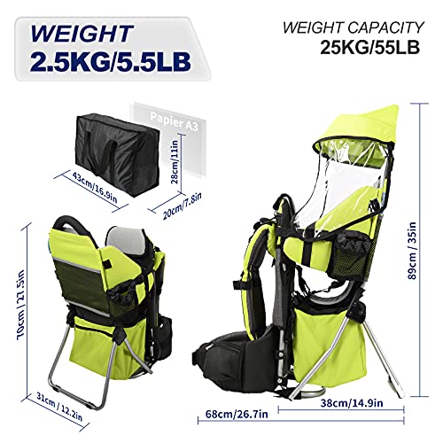 besrey Child Toddler Hiking Carrier Backpack