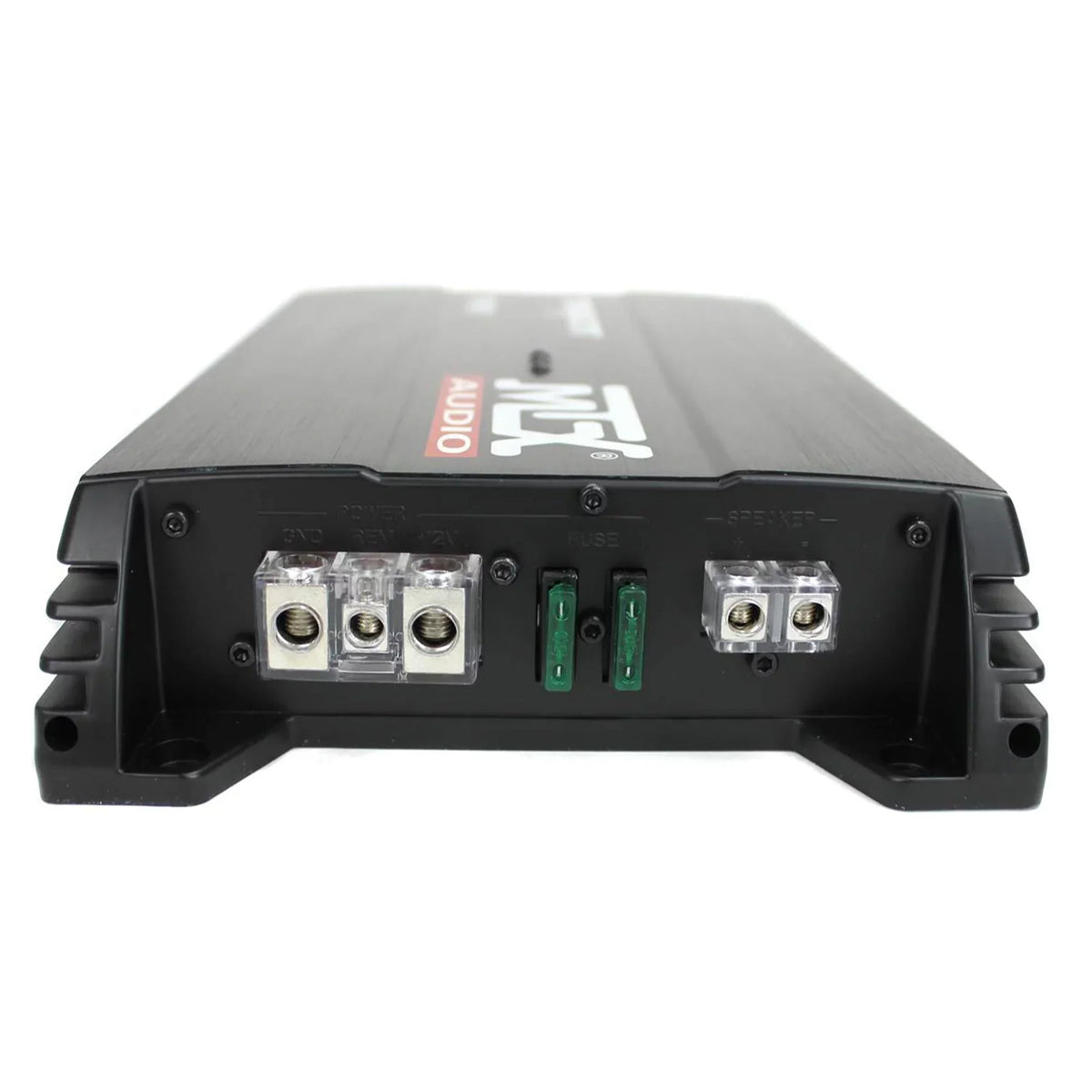 MTX Dual 12in Loaded Car Subwoofer Enclosure With Amplifier And Amp Kit - TNP212D2