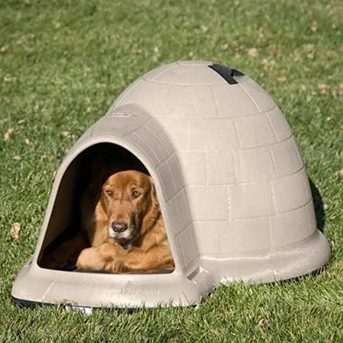 XL All-Weather Igloo Dog House for 90-125 Lb. Dogs