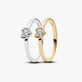 Lab-Grown Diamond Heart Ring Set