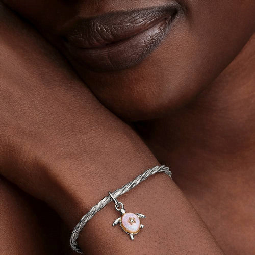 2026 Pink Sea Turtle Lab-grown Diamond Dangle Charm