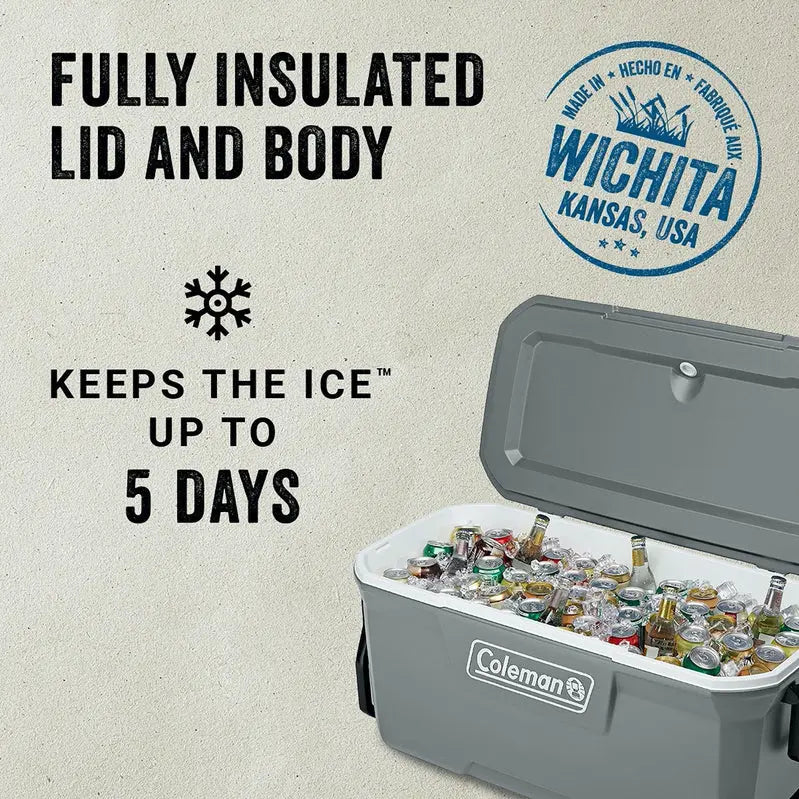 Coleman 100QT Wheeled Cooler With RCK Lid - 5863
