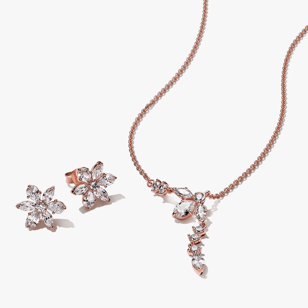 Sparkling Snowflake Jewelry Gift Set