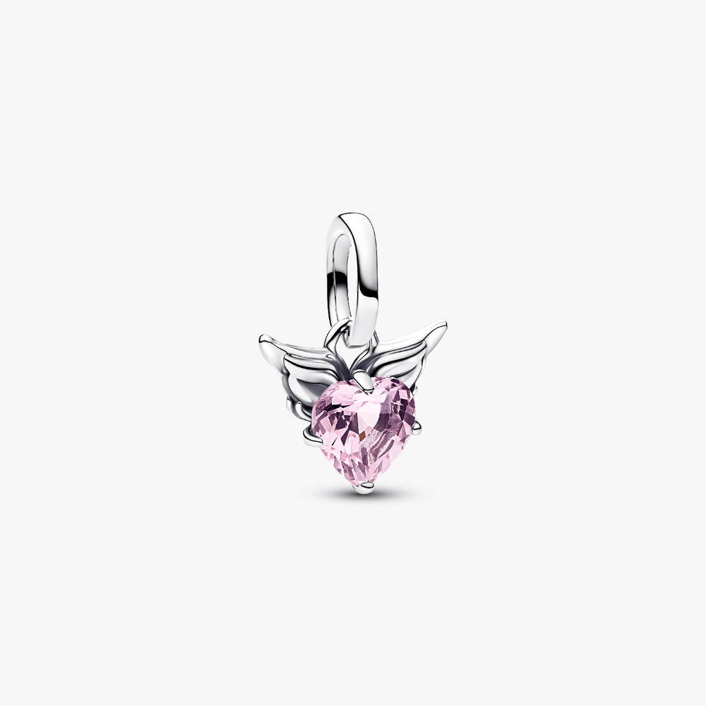 Winged Heart Mini Dangle Charm
