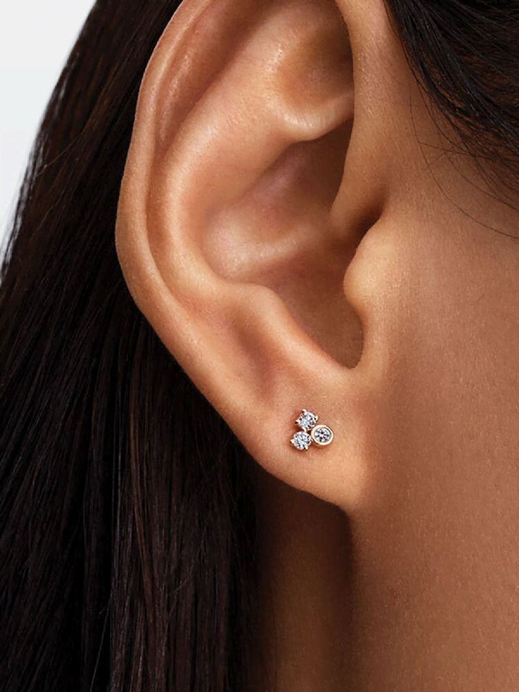 Pandora Era Lab-Grown Diamond Cluster Stud Earrings
