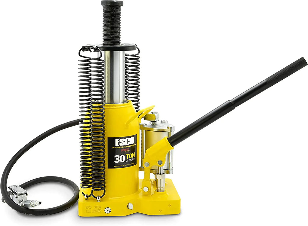 ESCO 30 Ton Pro Series Air Hydraulic Bottle Jack - 10383