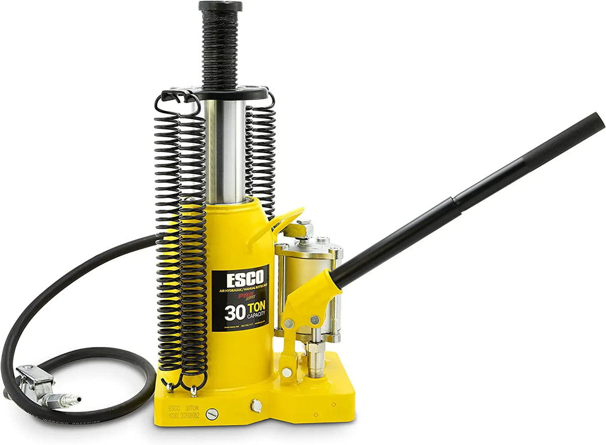 ESCO 30 Ton Pro Series Air Hydraulic Bottle Jack - 10383