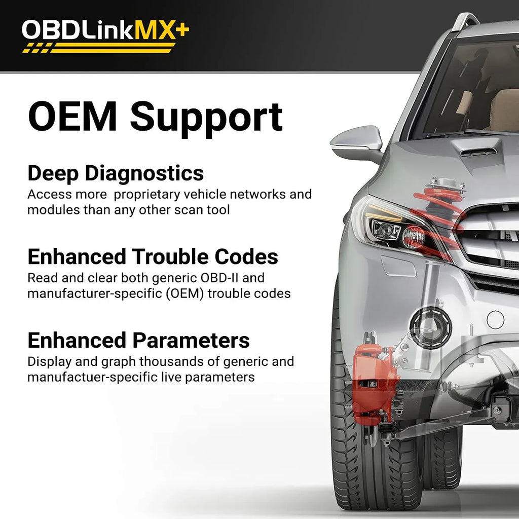 OBDLink Bluetooth OBD Scanner For iPhone, Android, And Windows - MX+