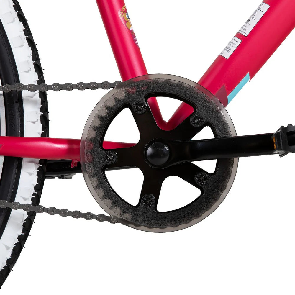 Kids' Single-Speed Mountain Bike, 20-Inch/24-Inch - White Wall Knobby Tires
