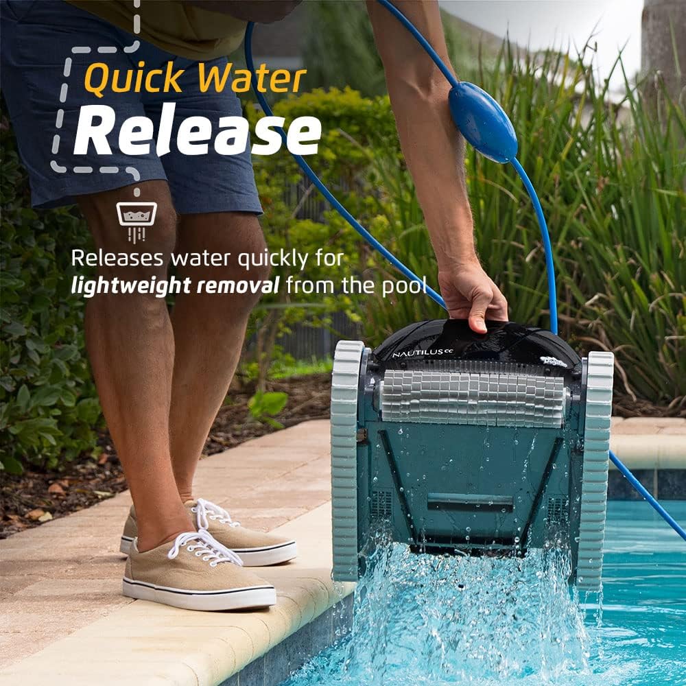 Dolphin Robotic Pool Vacuum Cleaner For Pools Up To 33 ft, Wall Climbing - Nautilus CC 99996113-US