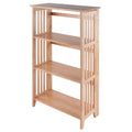 Winsome 3-Section Foldable Shelf, Natural Finish - 25.98 x 12.28 x 42.00 Inches