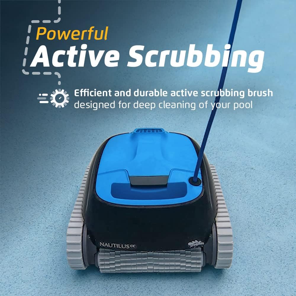 Dolphin Robotic Pool Vacuum Cleaner For Pools Up To 33 ft, Wall Climbing - Nautilus CC 99996113-US