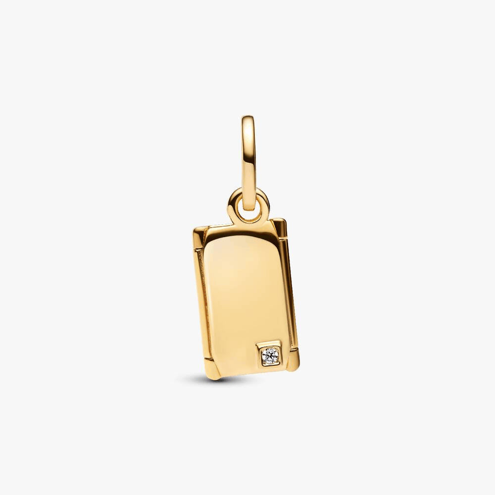 Engravable & Openable Envelope Dangle Charm