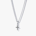 Sparkling Cross Pendant Necklace Set