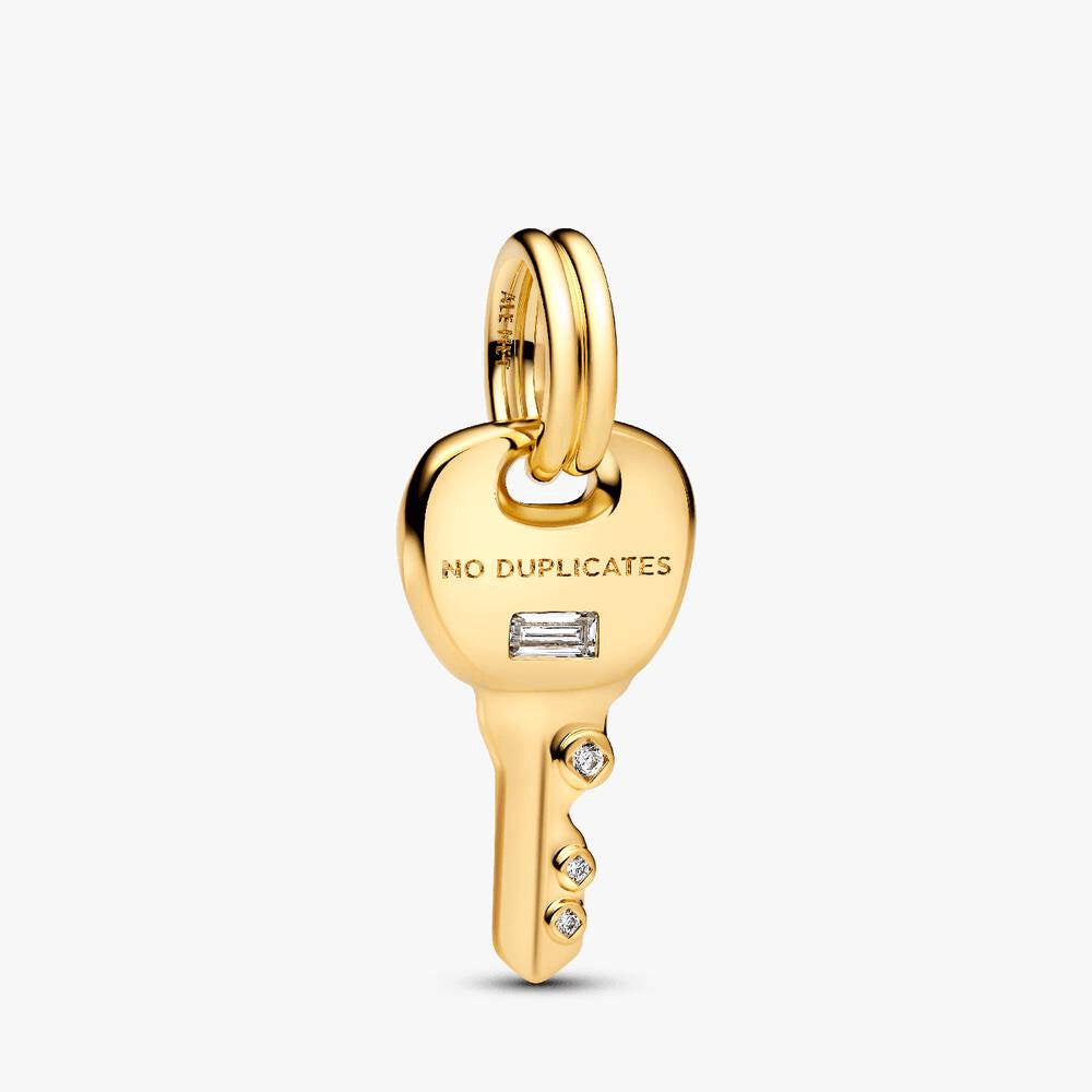 Lock and Key Charm Duo