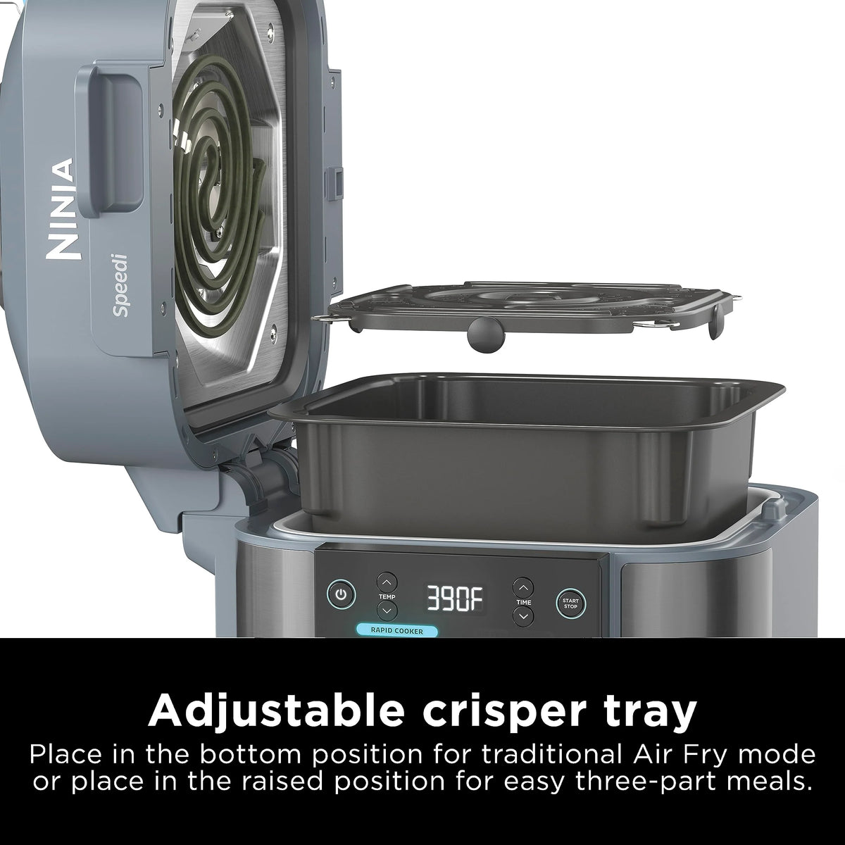 Ninja Speedi Rapid Cooker & Air Fryer, 6-Quart, Sea Salt Gray - SF301