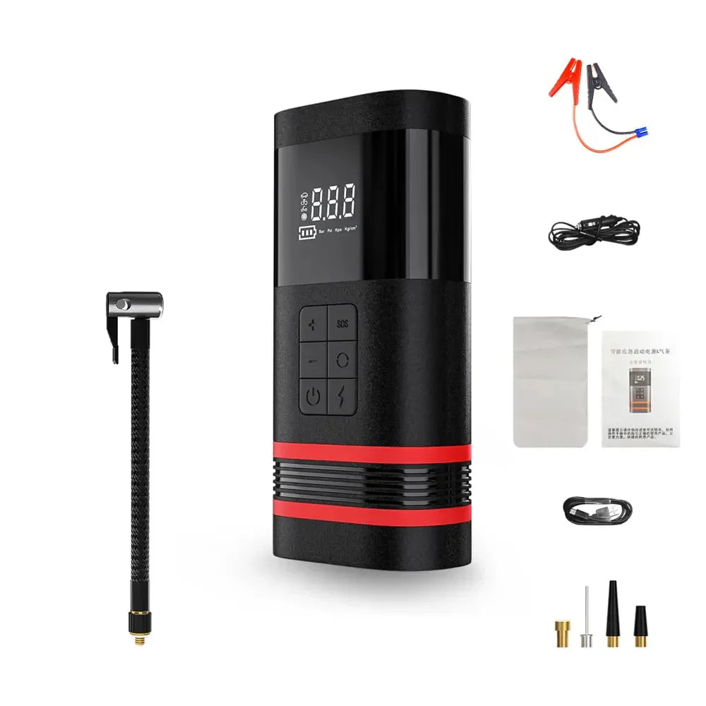 6588 4 In 1 Car Jump Starter With 150PSI Air Compressor, 1000A, 7500mAh - E23854