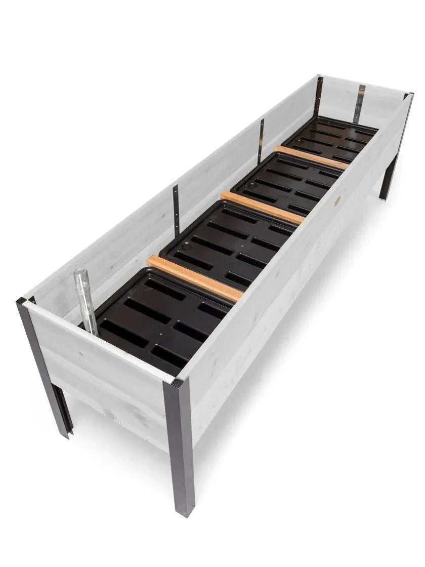 Self-Watering Elevated Planter Box 96" L x 24" W x 29" H